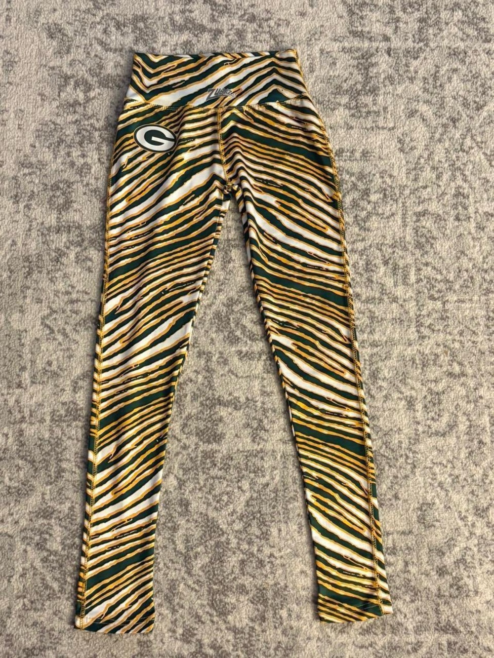 Women’s NFL Team Apparel Zebra Print Legging Zubaz Size XS